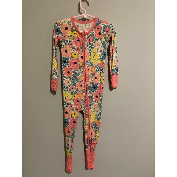 Little Sleepies Baby Girl L/S Secret Garden Zippy Multicolor Size 2t - Picture 1 of 4